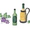 Wine Bottle Wall Stencil | 2529 by Designer Stencils | Reusable Art Craft Stencils for Painting on Walls, Canvas, Wood | Reusable Plastic Paint Stencil for Home Makeover | Easy to Use & Clean Art Stencil